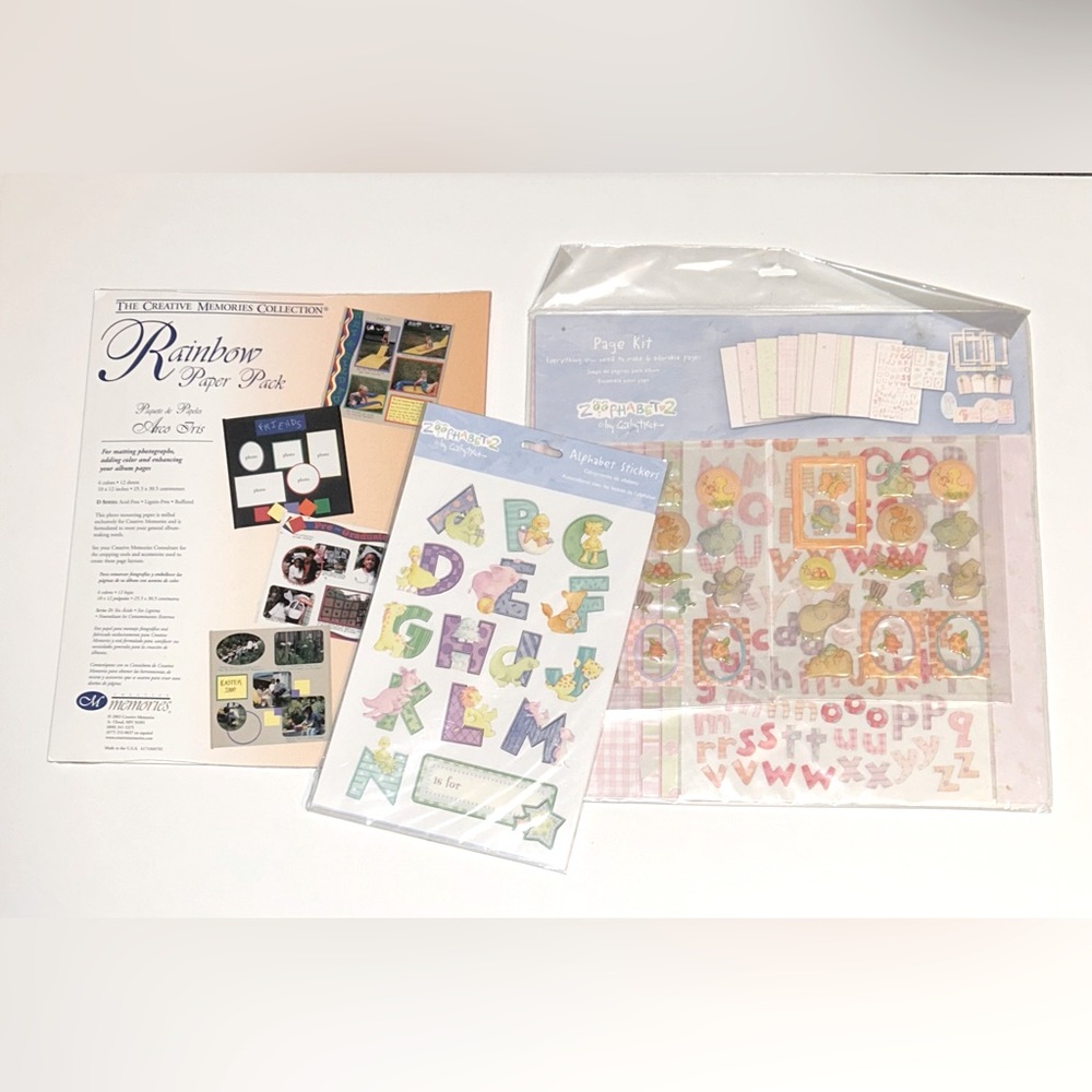 Scrapbooking Creative Memories & Zoophabet Bundle (BRAND NEW)